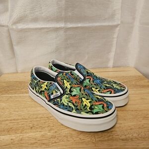 Vans Old school Shoes Glow Sharks Childrens Size 3